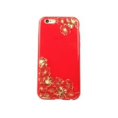 Shengo Apple iPhone 6S/6 Kılıf Kenarları Taşlı Silikon - 2