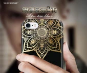 Shengo Apple iPhone 6S/6 Kılıf Kenarları Taşlı Silikon thumbnail 7