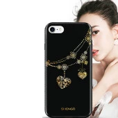 Shengo Apple iPhone 6S/6 Kılıf Kenarları Taşlı Silikon thumbnail 1