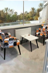 LOVİSSE HOME Berjer Set Tekli Koltuk Balkon, Ofis, Bekleme, Güzellik Merkezi, Çay Seti - 2