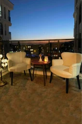 LOVİSSE HOME Pofuduk Teddy Berjer - Tekli Koltuk - Bekleme, Cafe, Ofis, Balkon, Güzellik Merkezi,çay Seti Koltuk - 2