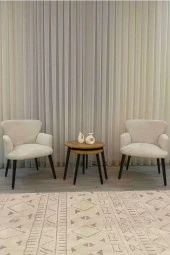 LOVİSSE HOME Pofuduk Teddy Berjer - Tekli Koltuk - Bekleme, Cafe, Ofis, Balkon, Güzellik Merkezi,çay Seti Koltuk - 3