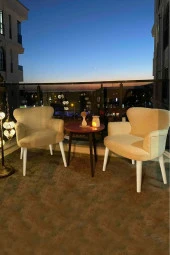 LOVİSSE HOME Pofuduk Teddy Berjer - Tekli Koltuk - Bekleme, Cafe, Ofis, Balkon, Güzellik Merkezi,çay Seti Koltuk - 2
