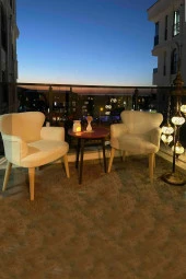 LOVİSSE HOME Pofuduk Teddy Berjer - Tekli Koltuk - Bekleme, Cafe, Ofis, Balkon, Güzellik Merkezi, Kırık Beyaz - 3