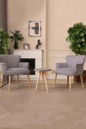 LOVİSSE HOME 3lü Berjer Set Tekli Koltuk Balkon, Ofis, Bekleme, Güzellik Merkezi, Çay Seti - 4