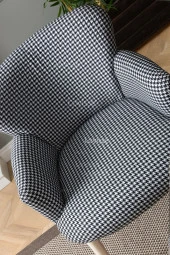 LOVİSSE HOME Puantiyeli Berjer Tekli Koltuk Balkon, Ofis, Bekleme, Güzellik Merkezi, Çay Seti thumbnail 4