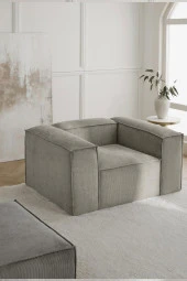 LOVİSSE HOME Flora Tasarım Berjer - Minimalist, Şık Ve Rahat - Salon, Balkon, Ev,ofis, Mağaza Berjer - 3