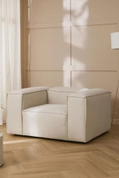 LOVİSSE HOME Flora Tasarım Berjer - Minimalist, Şık Ve Rahat - Salon, Balkon, Ev,ofis, Mağaza Berjer - 4