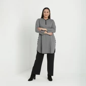 B.S Desen Tunik Pantolon İkili Takım 2692D - 1
