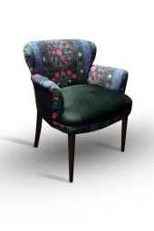 LOVİSSE HOME Yeşil Otantik Etnik Desen Berjer - 4