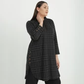 Ekose Desen Tunik Pantolon İkili Takım 2692B - 10