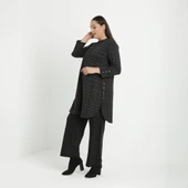Ekose Desen Tunik Pantolon İkili Takım 2692B - 6