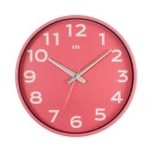 Girist Pembe Renk Dekoratif Duvar Saati 38 cm - 1