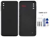 Samsung Galaxy M10  - SM-M015 FULL Kasa Arka Kapak Takım SİYAH - TAMİR SETİ - 1