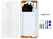 Samsung Galaxy A04 - SM-A045 FULL Kasa Arka Kapak Takım BEYAZ - TAMİR SETİ - 1