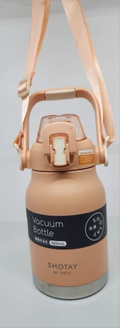 Shotay Phone Holder ST-8250 Kulplu-Askılı Pipetli-Pipetsiz 2 farklı kullanım 1000ml Matara Pembe - 4