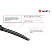 Würth Muz Silecek Takımı Mitsubishi Colt 1996-2004 ile uyumlu - 2