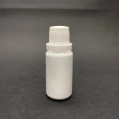 15 cc Plastik Şişe - Kilitli  Kapaklı- Mat Beyaz- x 10 Adet thumbnail 1