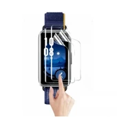 Cda Store Honor Band 6 Uyumlu  2 Adet Şeffaf Ultra koruyucu Nano Jelatin - 5