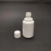 30 cc Plastik Şişe - Kilitli  Kapaklı- Mat Beyaz- x 10 Adet thumbnail 2