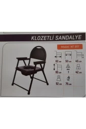 Klozetli Sandalye Lazımlıklı Sandalye Ky817 thumbnail 2