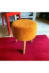 BEYLERBEYİ Gürgen Ayaklı Dekoratif Puf - 2