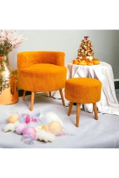 BEYLERBEYİ Çay Seti Tekli Koltuk Berjer Ve Puf Takımı (salon, Balkon, Ofis) 2 li Takım - 1