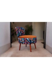 BEYLERBEYİ Çay seti tekli koltuk&puf,berjer(salon,mutfak,oturma odası,makyaj pufu) - 1