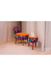 BEYLERBEYİ Çay Seti Tekli Koltuk Berjer Ve Puf Takımı (salon, Balkon, Ofis) 2 li Takım - 1