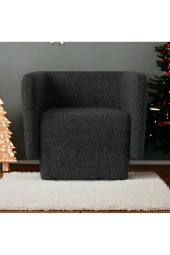 BEYLERBEYİ Soft Teddy Berjer, Siyah, Emzirme koltuğu, tekli koltuk - 2