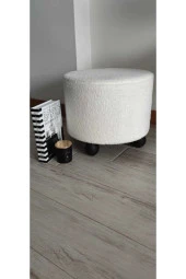 BEYLERBEYİ Puf El Yapımı Puf Kedi Yatağı Makyaj Masası Pufu Salon Pufu Oturma Odası thumbnail 1