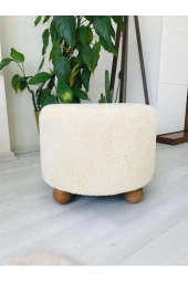 BEYLERBEYİ Puf El Yapımı Puf Kedi Yatağı Makyaj Masası Pufu Salon Pufu Oturma Odası thumbnail 3