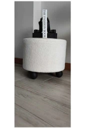 BEYLERBEYİ Puf El Yapımı Puf Kedi Yatağı Makyaj Masası Pufu Salon Pufu Oturma Odası thumbnail 3