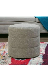 BEYLERBEYİ Relax Teddy Puf Gri - 1