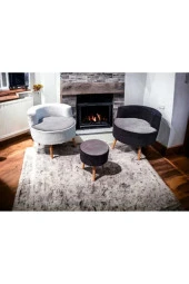 BEYLERBEYİ Çay Seti İkili Koltuk Berjer Ve Puf Takımı (salon, Balkon, Ofis) 3 Lü Takım - 1