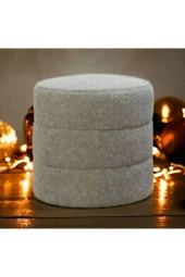 BEYLERBEYİ Relax Teddy Puf Gri - 2