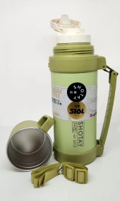 Shotay Nature ST-8235 1200ml Termos Matara Yeşil - 2