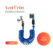 Plasyay Spiral Bahçe Çiçek Çim Sulama Veranda Balkon Araç Yıkama Hortumu ve Ayarlı Lans (Nozul) Setler - 4