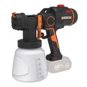 WORX WX020.9 20Volt Kömürsüz Devir Ayarlı Boya Tabancası + 4 Parça Yedek Nozul/Meme (Akü Dahil Değildir) - 2