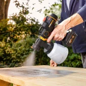 WORX WX020.9 20Volt Kömürsüz Devir Ayarlı Boya Tabancası + 4 Parça Yedek Nozul/Meme (Akü Dahil Değildir) - 4