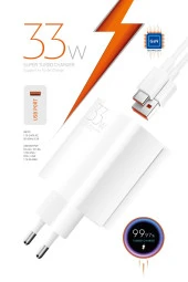 Powerway M33 Set Süper Turbo 33W Hızlı Şarj Adaptörü Gan Teknoloji Usb Şarj Başlığı Ekstra Kablolu - 2