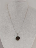 Labradorit Taşı Kolye Ucu Yonca Temalı Zincirli (49834) thumbnail 2