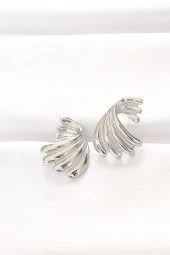 Pirinç Gümüş Renk Küpe - EBJ240521W24177 thumbnail 1