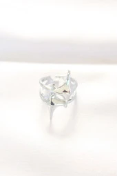Yıldız Model Silver Renk Ayarlanabilir Yüzük - EBJ240521W24361 thumbnail 2