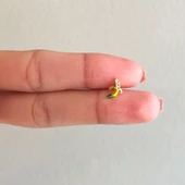 316L Çelik Zirkon Taşlı Muz Piercing PRC-161 thumbnail 2