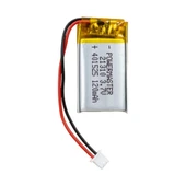 Powermaster 3.7 Volt 120 Mah Lityum Polimer Şarjlı Pil 4X15X25 mm Akıllı Saat Kulaklık Pili - 1