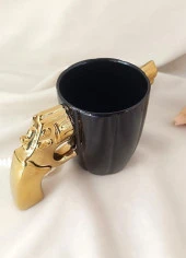 Kupa Fincan Kahve Fincanı 300 ml Tasarım Bardak Çay Su Bardağı - 5