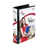 ÖNDER 2005-3 2 HALKALI D MEKANİZMALI KLASÖR A4 50mm SİYAH - 1