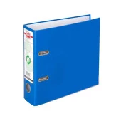 Manu Plastik Telgraf Klasör Geniş Mavi A5 - 1