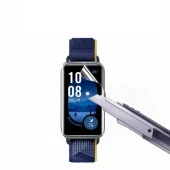 Cda Store Xiaomi Band 8 Uyumlu 2 Adet Şeffaf Ultra koruyucu Nano Jelatin - 3